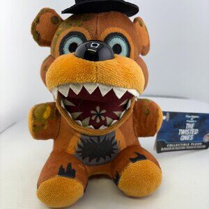 Funko FNAF Twisted Freddy Plush 6" Five Nights at Freddy's The Twisted Ones NWT